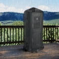 thumbnail image 6 of Vertical Propane Smoker with Temperature Control, BBQ Smoker Grill Outdoor Heavy Duty Three Removable Smoking Shelves, Black, 6 of 6