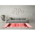 thumbnail image 3 of Ahgly Company Indoor Rectangle Solid Red Modern Area Rugs, 6' x 9', 3 of 4