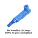 thumbnail image 5 of Herramienta de cambio rápido de aceite de freno de coche, purgador de líquido de aire, herramienta de purga automática, conector para automóviles, camiones, vehículos de construcción, útil (azul) (5, 5 of 5