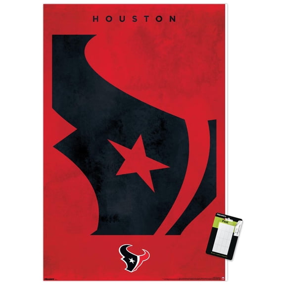 NFL Houston Texans - Logo 25 Wall Poster, 22.375" x 34"