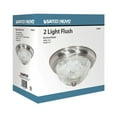 thumbnail image 3 of 60/6024-Nuvo Lighting-2 Light Flush Mount-13.25 Inches Wide by 5.5 Inches High-Brushed Nickel Finish, 3 of 4