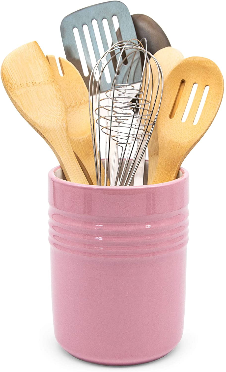 Kook Countertop Utensil Holder Crock , Lavender