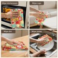 thumbnail image 5 of 2 Pcs Pioneer Flower Floral Print Pattern Kitchen Towels, Funny Microfiber Dish Towel Set, 18" X 26" Tea Towels, 5 of 6