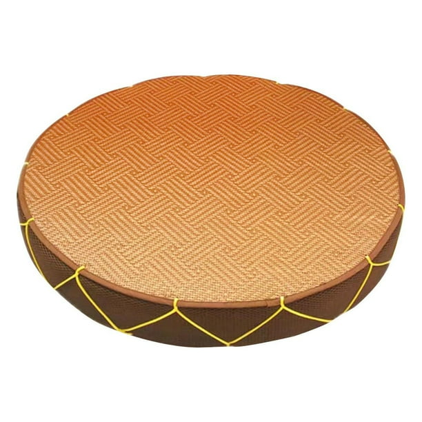 Cojín de asiento de paja portátil Grueso 38 cm Piso acolchado Cómodo Cojín de silla Tatami para decoración del hogar Sala de estar Oficina