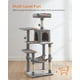 thumbnail image 3 of Torre para gatos Feandrea Cat Tree, 143 cm, con rascadores y hamaca, 3 of 9