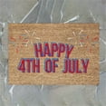 thumbnail image 4 of Mar 4th Of July Door Mat Summer Door Mats Patriotic Memorial Day Decor Fun Alphabet Doormat‘HAPPY 4TH of JULY' with Non-silp Backing Independence Day Rug Coir Floor Mat ,Welcome Mat 16''x24'', 4 of 6