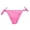 j20-Hot Pink, variant on LIIPEE Womens Swimwear Bottoms Summer Casual Solid Color Tie Cheeky Female Pool Beach Party Fashion Soft Breathable Comfortable Sexy Bikinis Swimsuits,L