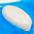 thumbnail image 2 of Dual Cleansing & Exfoliating Foot Mat with Pumice Stone - Shower & Bath Foot Scrubber, Dual Bristles, Suction Cups, Clean, Massage, Exfoliate, Rejuvanate, 2 of 3