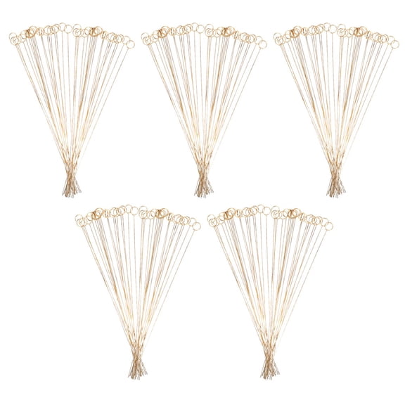 OUNONA 100pcs Floral Pick Card Holder Sticks with Metal Wire for Photos, Memos, Table Place Cards, Wedding Centerpieces, and Flower Arrangements