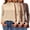 Apricot-Khaki-Coffee, variant on 3 Pack Tshirts for Women Long Sleeve Mock Neck Women T-shirts Loose Fit Pullover Tops Casual Base Layer