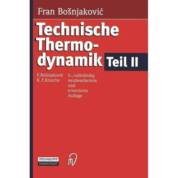 Technische Thermodynamik Teil II, (Hardcover)
