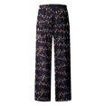 thumbnail image 4 of Pantalones sueltos casuales vintage con estampado navideño para mujer Pantalones de pierna ancha casuales Pantalones Fridja  hfkajh100429, 4 of 5