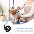 thumbnail image 4 of Luxshiny 2pcs Pet Grooming Table Ropes Black Polypropylene Quick-release Slide for Pet Owners, 4 of 8