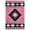 Pink, variant on Designer Home Swan Area Rug 2050 10469 Caliente Turquoise Pointed Medallions 5' 3" x 7' 6" Rectangle