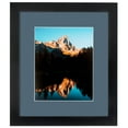 thumbnail image 2 of ArtToFrames 20x24" Matted Picture Frame with 16x20" Single Mat Photo Opening Framed in 1.25" Satin Black and 2" Dutch Blue Mat (FWM-3926-20x24), 2 of 8