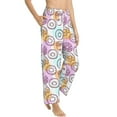 thumbnail image 2 of Bingfone Pajamas For Women,Donuts And Coffee Pajama Pants With Pockets-Medium, 2 of 9