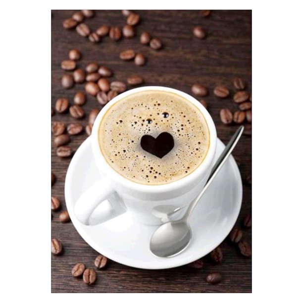 Taladro Diamante Pintura (DB5745) 5D DIY Copa completa Bordado de punto de cruz (5) 45x60cm Café FLhrweasw Nuevo