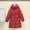 Red#09, variant on Winter Coats for Women Oversize Thickened Horn Button Waist-Cinching Mid Length Coats Outwear Womens Casual Solid Loose Puff Jackets Long Sleeve Padded Quilted Coats Fall Winter Clothes