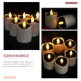 thumbnail image 3 of CIMAXIC 6Pcs Emergency Candles with Solar Power for Home and Outdoor, 3 of 8
