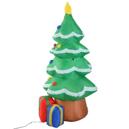 4 Ft Waterproof Inflatable Christmas Tree Decoration Walmart Com
