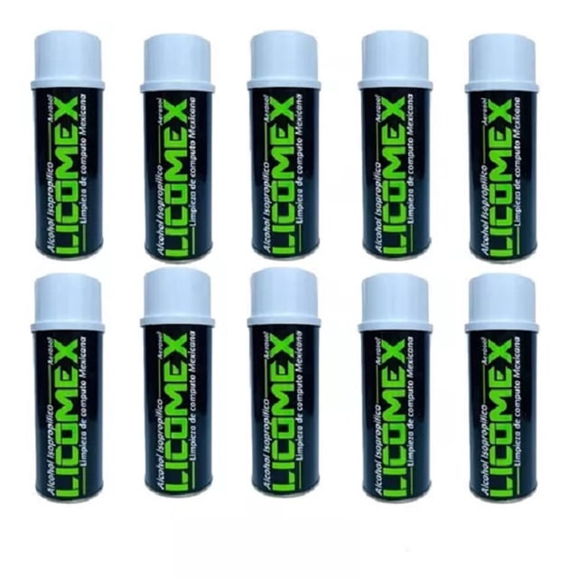 Kit Limpieza Pc Alcohol Isopropílico 400m Mantenimiento 10pz