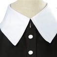 thumbnail image 4 of Women's Elegant  The Promised Neverland Isabella Krone Victorian-Style Maid Dress  - Classic Black & White Lace-Trimmed Gown, 4 of 5