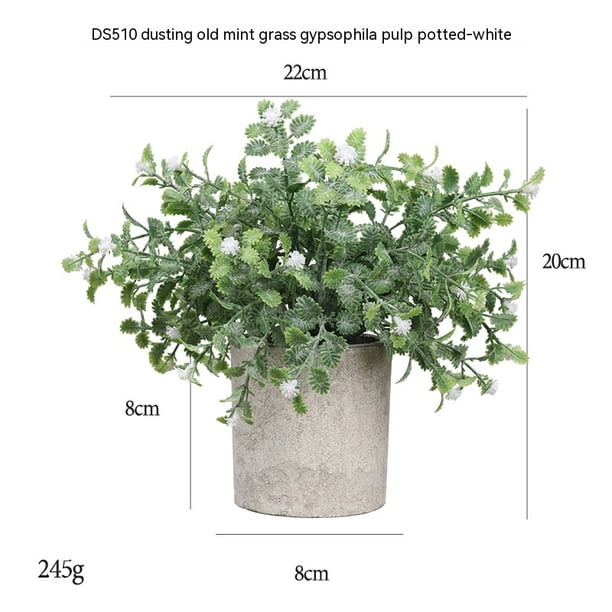 Plantas artificiales para casa de muñecas en miniatura, miniflores en maceta, modelo de bonsái en miniatura para decoraciones de jardín y casa de muñecas a escala, 1 Uds.(Tipo A23)(1 pieza)