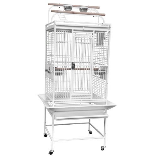 King Cages 8002422 Playpen Bird Cage. (White.)
