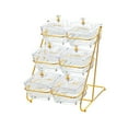 thumbnail image 3 of simhoa Serving Bowl Home Decorative Divided Serving Dishes for Candy and Fruits Kitchen clear, 3 of 8