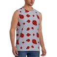 thumbnail image 2 of Balery Ladybug Camisetas sin mangas para hombre, absorbe la humedad y protege contra el mal olor.-XX-Large, 2 of 7