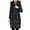 Black, variant on Aoochasliy Women's Plus Size Coats Winter Outerwear Clearance Thicker Slim Down Lammy Jacket Coat Overcoat