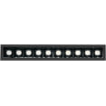 thumbnail image 2 of BAZZ 10 head Integrated LED Recessed Light Fixture Dimmable Downlight Black, 18W, 1150Lumens, 2700K, 2 of 5