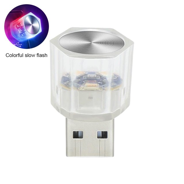 Car USB LED Ambient Light Interior Atmosphere Decorations Reading Lamp Colorful Lights Decorative Auto H7L2 Accessories Lamp