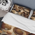 thumbnail image 4 of Designart "Universes Aged in Barrels VI" Abstract Bedding Covert Set - Modern Brown Bed Set With 2 Shams, 4 of 6