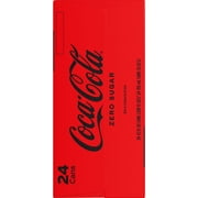 Coca-Cola Zero Sugar Soda Pop Cans, 12 fl oz, 24 Pack