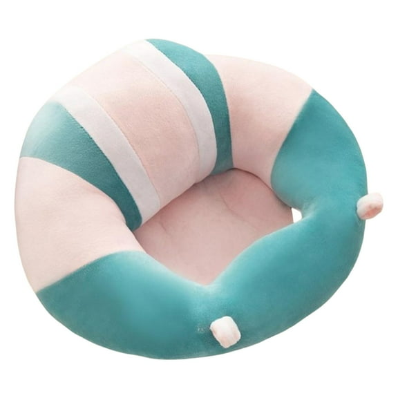 Dienrx Baby Support Seat Sofa Plush Soft Animal Shaped Baby Learning to Sit Chair Feeding Sofa Keep Sitting Posture Comfortable for 3-16 Months Baby (Blue)