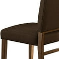 thumbnail image 2 of Wood & Fabric Dining Side Chair With Comfortable Padding, Set Of 2, 2 of 2