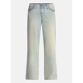 thumbnail image 5 of No Boundaries No Waist Baggy Jeans with Grommets, 31.5'' Inseam, Women's XXS-XXL, 5 of 5