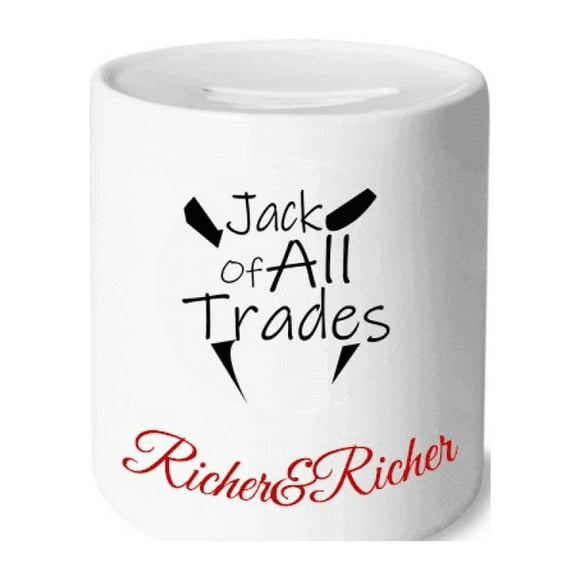 Jack Of All Trades Art Deco Fashion Rich and Rich Bank Saving Box Coin