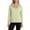 Green plus size zip up hoodie a1, variant on Women Plus Size Fall Winter Zip Hoodie V Neck Long Sleeve Casual Basic Pullover Tops Solid Jackets Windbreaker Loose Fit Trendy Outerwear, Green 3XL