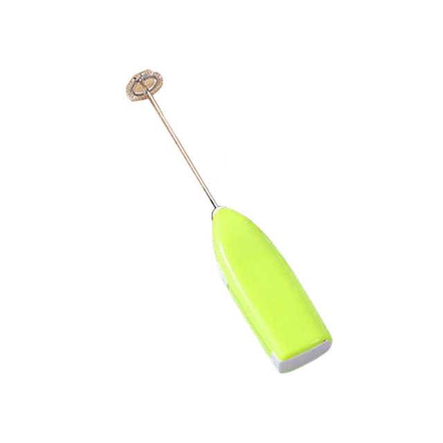 Monstrate Espumador de café, bebida de acero inoxidable, batidor de huevos de mano, mezclador Manual, agitador de mano, fabricación de capuchino y Cocina y Comedor Verde Monstrate HA004799-02