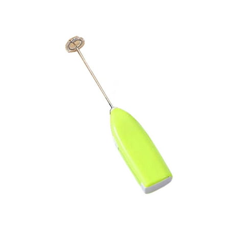 

unbranded Coffee Frother Kitchen Foamer Handheld Egg Whisk Operated Automatic Manual Hand Stirrer for Baking Cappuccino Chocolate Green