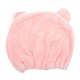 thumbnail image 3 of Toalla suave para mujer, secado rápido del cabello, gorro envolvente transpirable, gorro para baño de Spa (rosa), 3 of 8