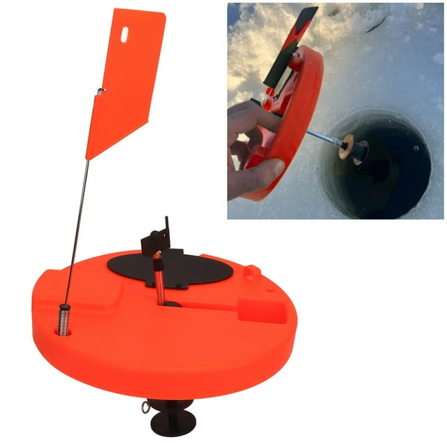 Ice Fishing Rod Marker Flag, Lightweight Enhanced Visibility Automatic Fishing Platform Easy To Operate for Winter