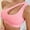 Pink, variant on Blmnix High Support Bra for Women Sports Bras Push Up Bra Bras Standard Straps One Shoulder Pink Wireless Bras for Women