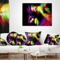 thumbnail image 4 of Designart Colorful Smoke Spiral - Abstract Throw Pillow - 12x20, 4 of 5