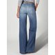thumbnail image 3 of Pantalones vaqueros elásticos de cintura media para mujer con corte de bota y bolsillos lavados sin cinturónB-mid 蓝色水洗口袋X-Large, 3 of 5
