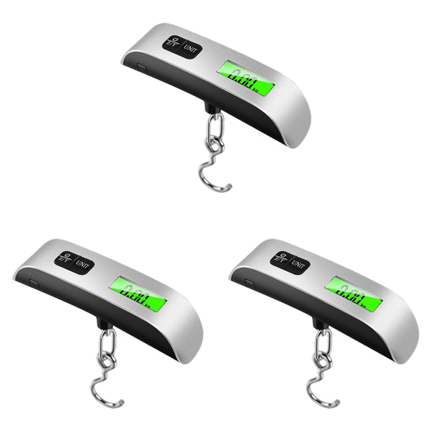 Báscula Digital Portátil para 50 Kg/110 Lb Con Pantalla LCD (gancho Colgar)