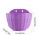 thumbnail image 4 of Lekihaqq Rattan Textured Wall Mounted Flower Pot Plastic Planter Hanging Plant Pot Home Decor Indoor Outdoor Wall Planter Potted Plant Container, 4 of 7