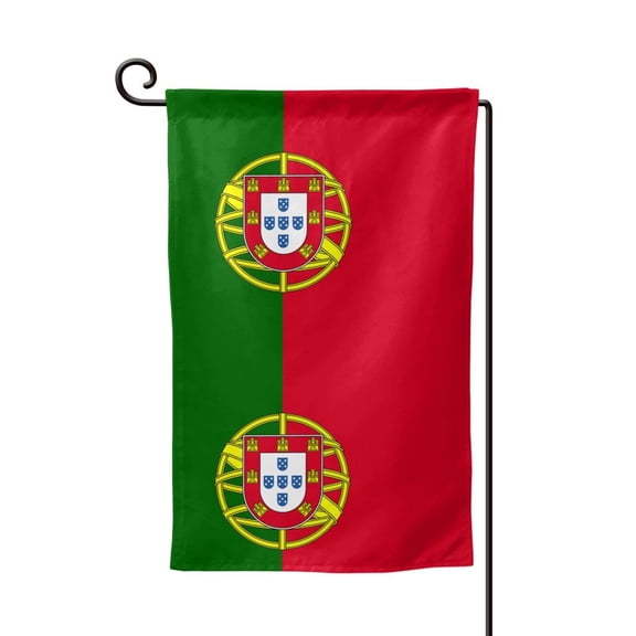 Portugal Flag Garden Flag Double Sided Small Flag Yard Home Decorative Flags Banner 12.5 x 18 Inch Square